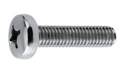 TORNILLO METALICO CABEZA ALOMADA DIN 7985 5X40 (250U)