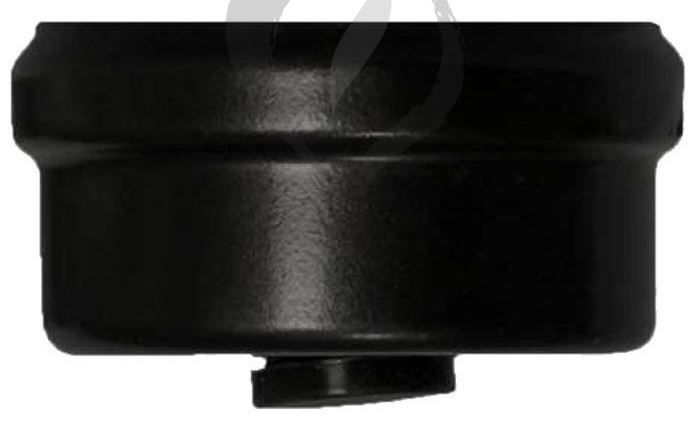 TAPA ESTUFA VITRIFICADA PELLET 80 MM.