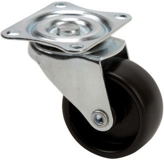RUEDA GIRATORIA  TW0128 25 MM. CON PLACA