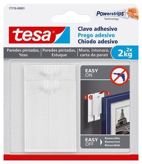 CLAVO ADHESIVO TESA AJUSTABLE 2KG. (B/2UDS)