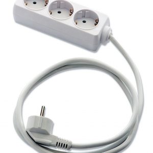 BASE MULTIPLE 3 TOMAS T.T. CABLE 1'5M.9/503