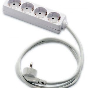 BASE MULTIPLE 4 TOMAS T.T. CABLE 1'5M.9/504