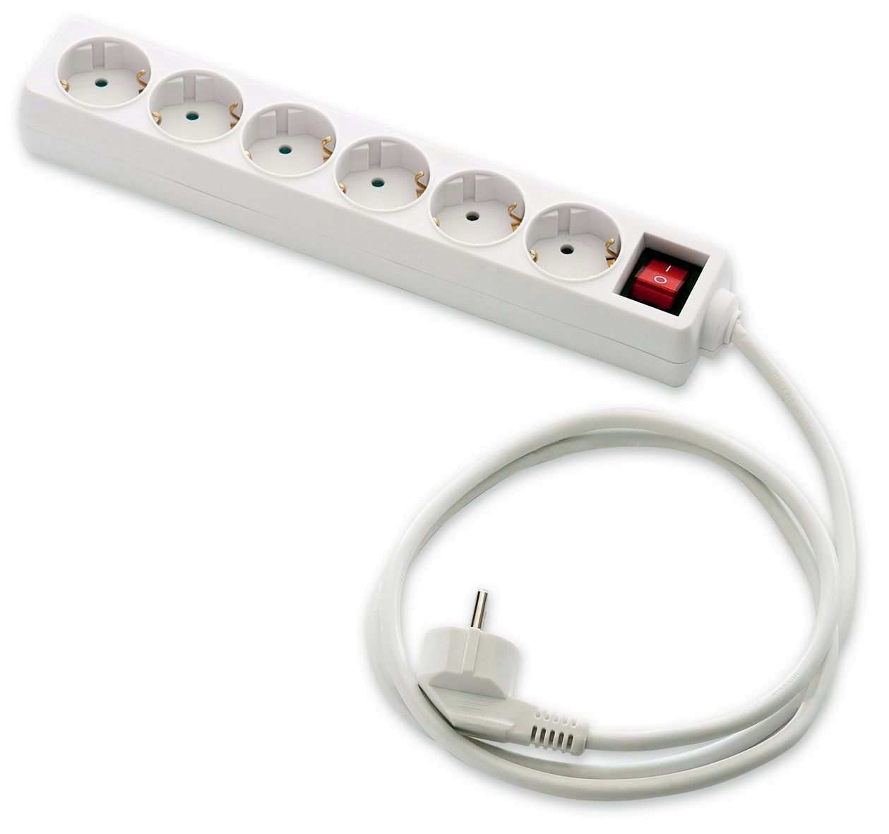 BASE MULTIPLE 6 TOMAS T.T.1'5M. CON INTERRUPTOR 9/706