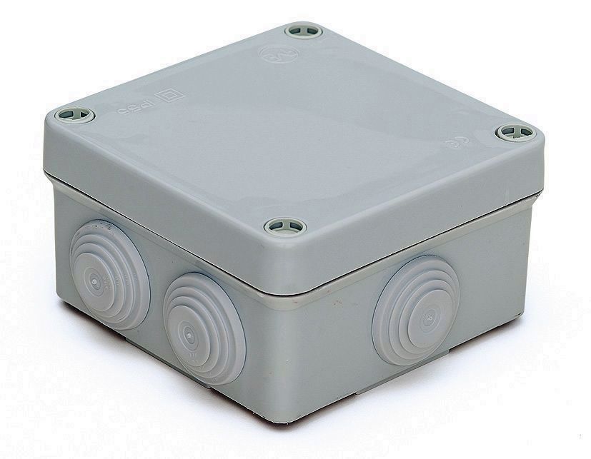 CAJA EMPALME ESTANCA 100X100X55 GRIS 3011