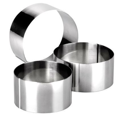 ARO EMPLATAR IBILI INOXIDABLE   8X4'5CMS. 716008
