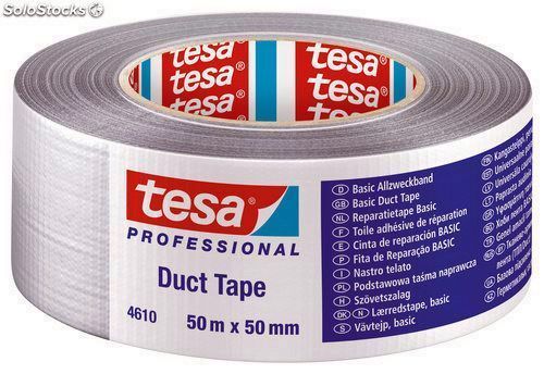 CINTA AMERICANA TESA GRIS 50MM (ROLLO 50MTS)