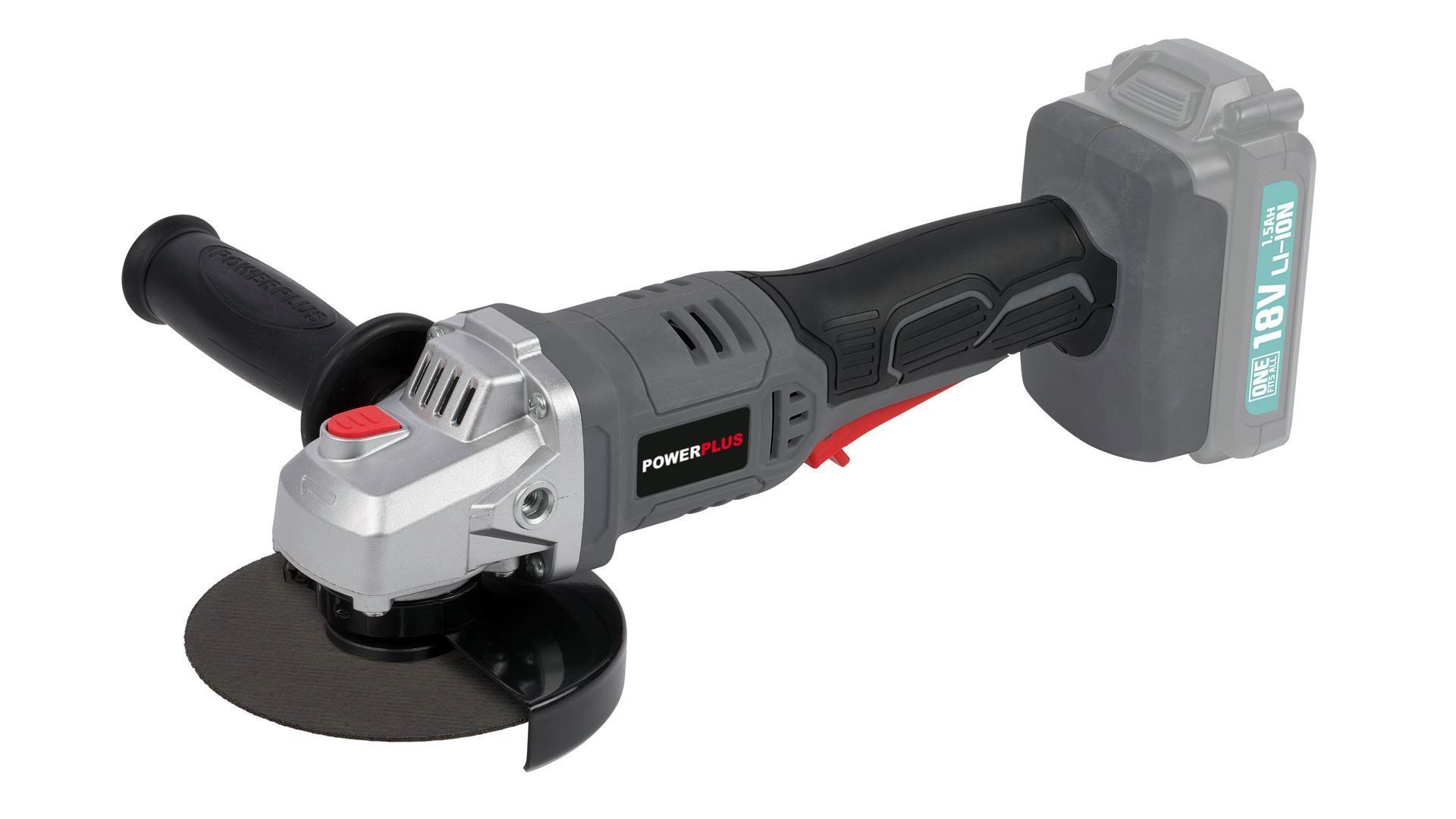AMOLADORA POWERPLUS 115 MM  18V. CARGADOR + BATERIA