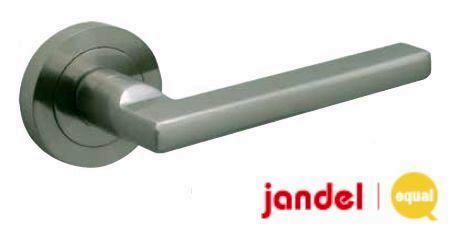 MANIVELA EQR200 NIQUELADA MATE ROSETA JANDEL