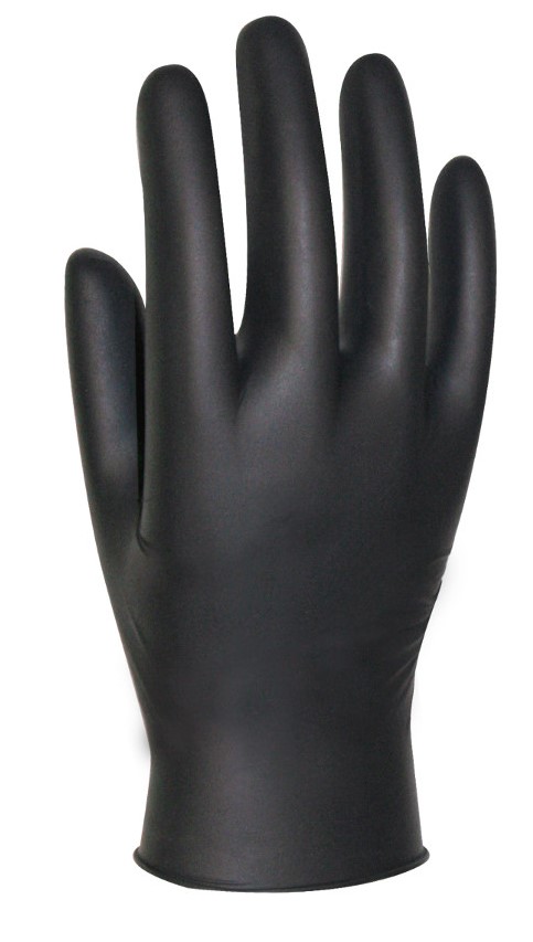 GUANTES NITRILO NEGRO GD23BD TL (C/100UDS.) SANTEX