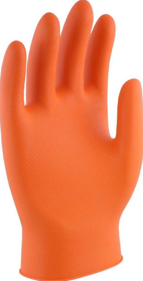 GUANTES NITRILO FLASH POWER NARANJA GD26OD TL (C/50UDS.) SANTEX