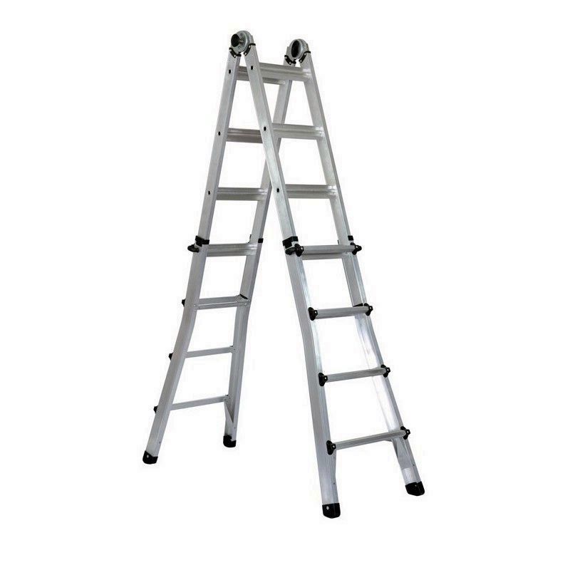 ESCALERA ALTIPESA PLEGABLE ALUMINIO 2X4+4