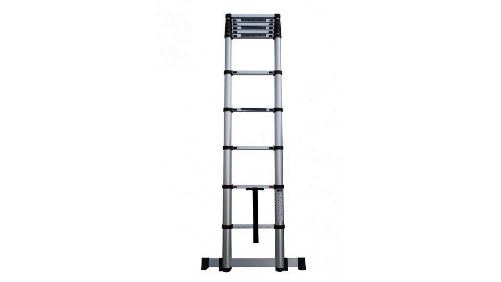 ESCALERA TELESCOPICA ALUMINIO 10 PELDAÑOS 3'2MTS.