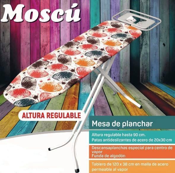 MESA PLANCHA SFK MODELO MOSCU CON PLANCHADO